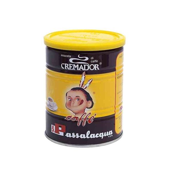 Caffè Passalacqua Miscela Cremador | Caffè Macinato | Barattolo da 250 g.
