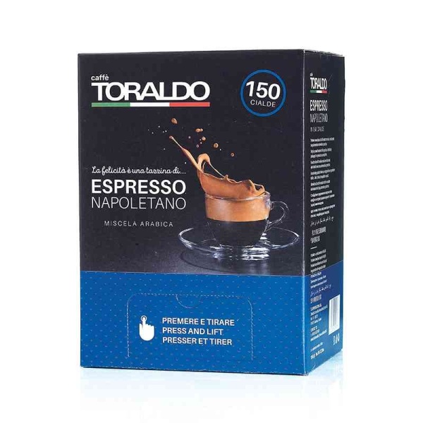 Toraldo Arabica | Cialde ESE 44 | Confezione da 150 cialde