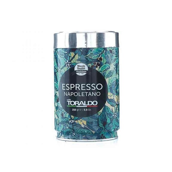 Toraldo Espresso Napoli | Caffè Macinato | Barattolo da 250 g.