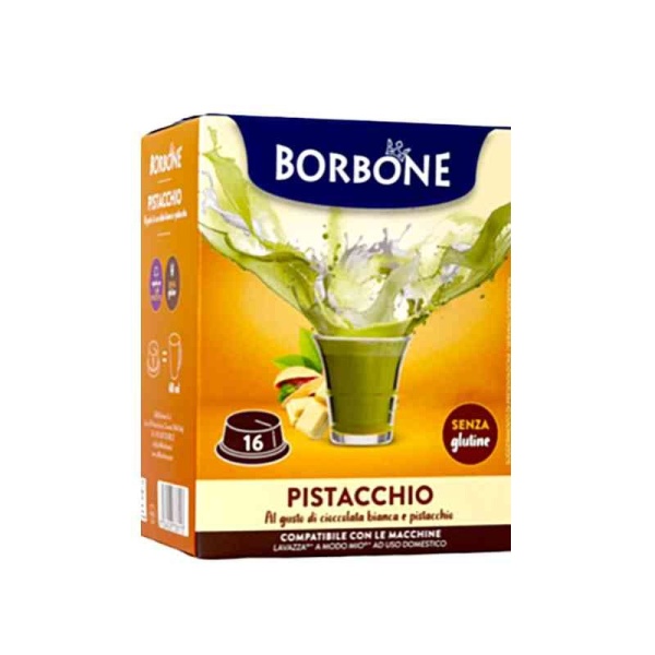 Borbone Pistacchio | A Modo Mio| Confezione da 16 Capsule