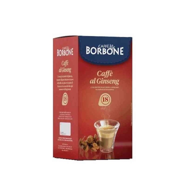 Borbone Ginseng| Cialda ESE 44 | Confezione da 18 Cialde