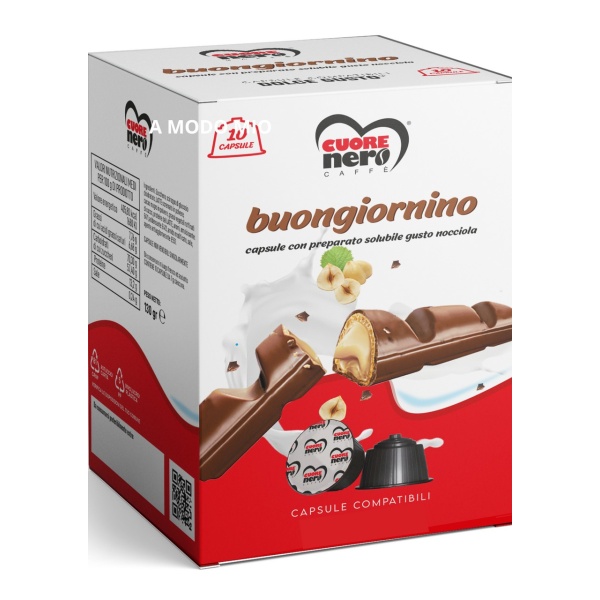 Cuore Nero Bueno |Capsula A Modo Mio | Confezione da 10 capsule
