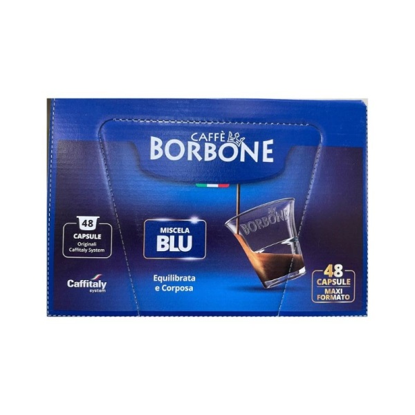 Borbone Blu | Caffitaly | Confezione da 48 capsule